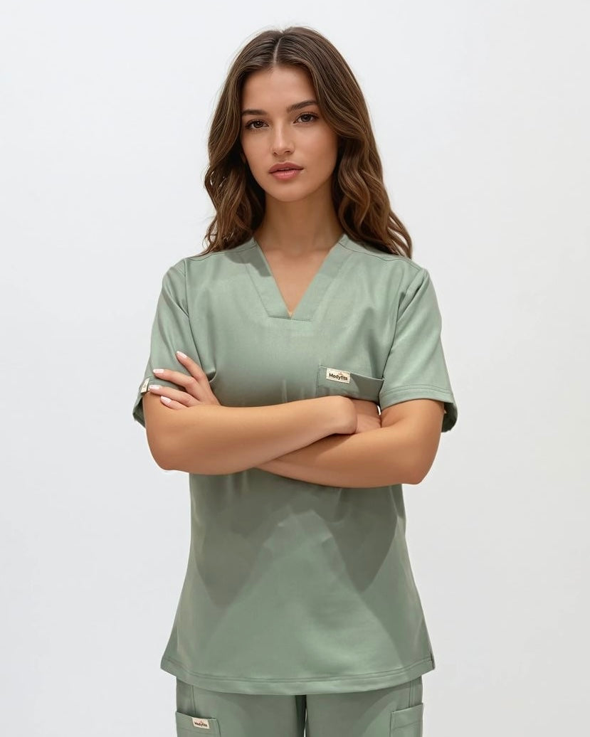 Women’s Short Sleeve Scrub Top